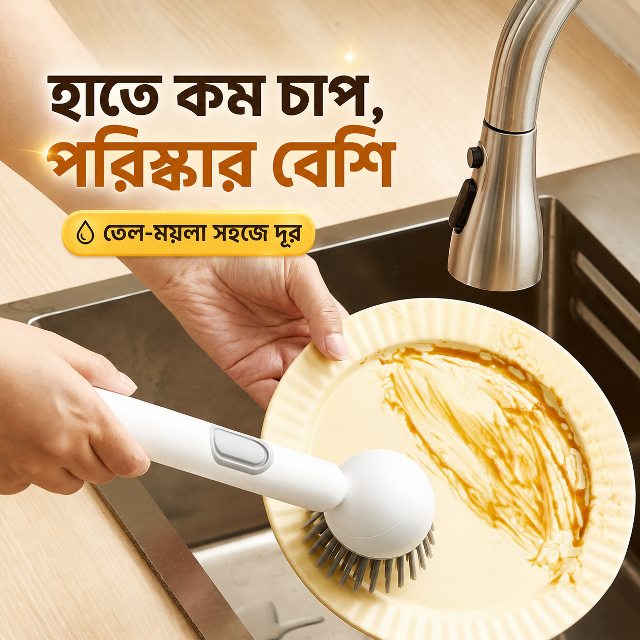 360° Kitchen Brush — বিস্তারিত ছবি 5